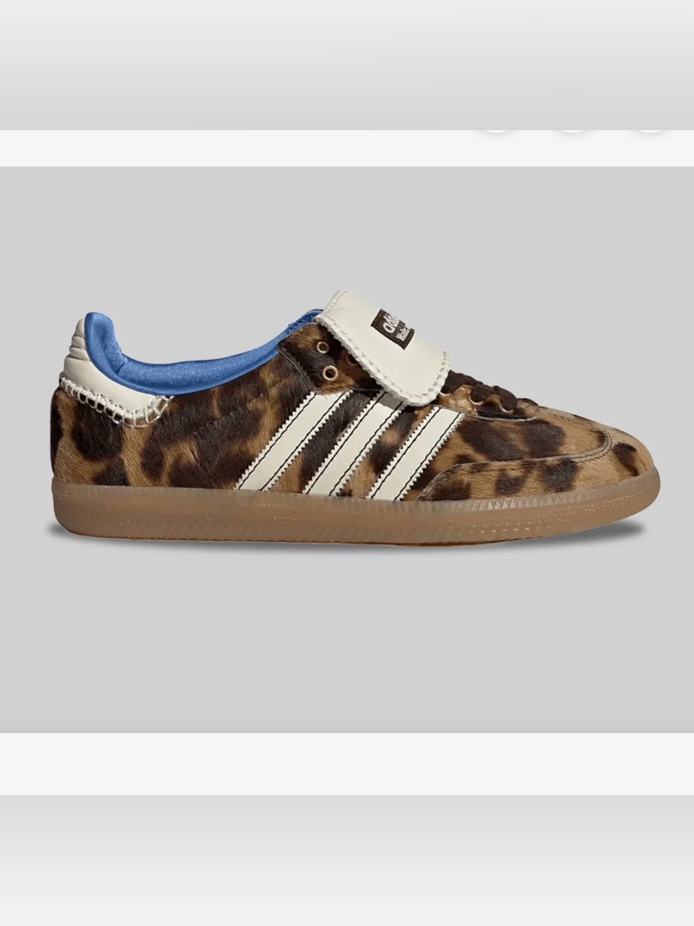 ADIDAS x Wales Bonner Samba Leopard Print Pony hair sneakers F/W 2023 M8/W9.5 - Picture 11 of 16